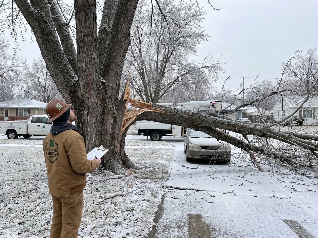 Storm Damage Cleanup in Topeka, Kansas